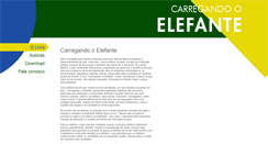 Desktop Screenshot of carregandooelefante.com.br